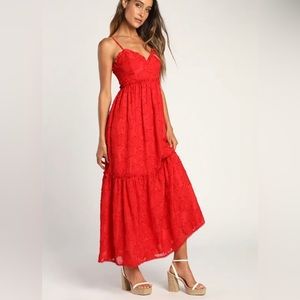 Red lulu dress
